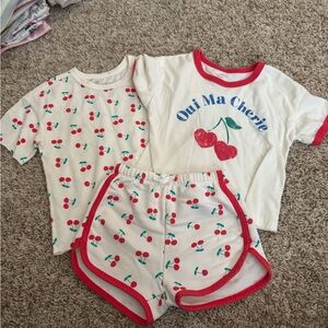 toddler girl Grayson Collective matching set.